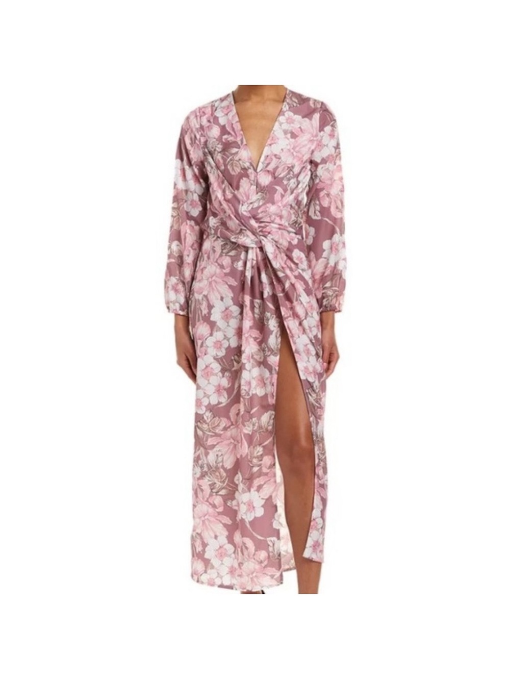NWT ALEXIA ADMOR Floral Pink  Maxi-dress size S